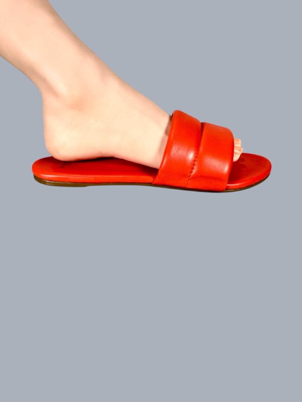 Beek Women’s Sugarbird Slide Sandals in Tangerine - Picture 7 of 13